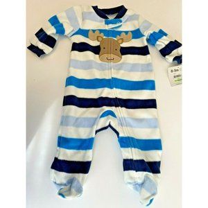 Carters Child Of Mine Boys Footed Sleeper 0-3 M